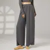 Calça com Fenda para Dança Clássica Calça para Dança Chinesa Calça para Prática de Estudantes Roupa de Performance Feminina Elegante Calça de Pernas Largas para Dança Moderna
