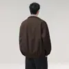 Nueva Chaqueta de Trabajo Vintage con Cuello Solapa de Diseñador de Moda para Hombre, Nuevo Abrigo Khaki Simple Versátil de Invierno