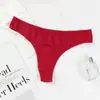 Bragas de mujer tiro bajo color liso ropa interior de hilo ropa interior de encaje color liso tanga T-string de mujer en stock