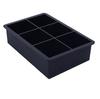 Molde para cubitos de hielo largos de grado alimenticio de fábrica 6 cuadrados 8 cuadrados cubitos de hielo fácil desmoldeo molde para cubitos de hielo casero cubitos de hielo de silicona
