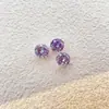 Cobre Puro 18K Banhado a Ouro Real Zircônia Garra DIY Pulseira Acessório de Joia Materiais Zircônia