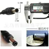 Cable Adaptador de Cable de Alimentación DC Conector Hembra 5.5 Cable Conector Hembra DC5521 Cable Adaptador para Sistemas de Monitoreo y Seguridad