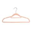 Percha de flocado, percha de ropa sin costuras con hombros antideslizantes para maestros, percha de ropa para el hogar, soporte de ropa para niños ultrafino para guardarropa