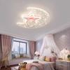Luz para Quarto Infantil Estrela Casa Led Proteção para os Olhos Luz de Teto Ins Menina Desenho Animado Luz para Quarto Quarto de Princesa Luz de Estudo