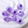 Acrílico Macaron Cor Sólida Furo Grande Contas Redondas Feitas à Mão Contas Soltas Pulseira Contas de Furo Grande Acessórios para Joias DIY