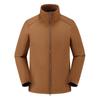 Chaqueta softshell con cuello alto y logotipo, impermeable, cálida y fina, de terciopelo, con estampado publicitario.