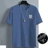 Fabricante Original Malla t Verano Transpirable Camisa Camisa Deportiva Delgada Base Seda de Hielo Transpirable Manga Corta Secado Rápido Conjunto Recortado