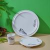 Cuenco de melamina de moda nacional, mayorista de platos para restaurante, olla caliente, plato para salsa, tazón pequeño de plástico, taza, cuchara, vajilla de porcelana de imitación.