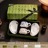 Regalo de boda para la novia, regalo de nicho de alta gama de lujo ligero para mejores amigas, regalo práctico de alta gama para matrimonio y compromiso, taza y platillo de café