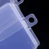 Caja Vacía de Plástico Rectangular Transparente con Cierre de Broche Caja de Muestra Caja de Embalaje de Cero Componentes Caja de Almacenamiento de Herramientas Venta al por Mayor