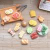 Mini Comida Artificial Juguete Serie Ingredientes para Postre Hot Pot Resina Pequeños Accesorios Pegamento de Crema DIY Carcasa para Teléfono Móvil Venta al por Mayor