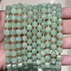 6mm 8mm Pedra Natural Cristal Ágata Canto Chanfrado Quadrado DIY Pulseira Colar Acessórios de Joias Produtos Semi-Acabados Atacado