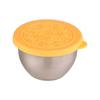 Cuenco de Acero Inoxidable Transfronterizo para Salsas Mini Sellado a Prueba de Fugas con Tapa Caja de Condimentos Comercial para Bistec Tazón de Salsa de Pimienta Negra