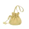 Bolsa Cubo Estilo Coreano con Cordón 2026 Verano Nuevo de Moda Color Sólido Simple para Viajar Gran Capacidad de Hombro Cruzado para Mujer