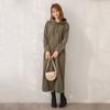 Vestido Elegante Suelto Adelgazante para Mujer, Moda Nueva Otoño e Invierno 2026 Rakuten Estilo Japonés