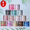 Gradiente de Color Dopamina No. 7 DIY Handmade Cuerda Nudo Chino Hilo Pulsera Collar Colgante Accesorio Colorido Hilo