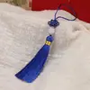 7CM Nudo chino borla pequeña borla de nudo esmerilado colgante para funda de teléfono móvil colgante para marcapáginas accesorios decoración gran descuento