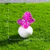 Paisagem em miniatura criativa simulação pequenos vasos de flores, casa de boneca DIY materiais de paisagismo de jardinagem, acessórios decorativos e pequenos ornamentos