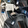 Jaqueta leve e quente acessível para atividades ao ar livre - fleece dupla face, gola alta espessa, adequada para outono e inverno, jaqueta esportiva masculina e feminina