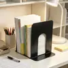 Estante de mesa quadrada, espessa e ampliada para estudantes para guardar livros, suporte de metal para livros de grande capacidade para biblioteca escolar