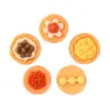 Juguete de Comida Miniatura Simulada Huevo Tarta Accesorios de Resina Pegamento de Crema Joyería DIY Adornos Fruta Postre Accesorios Creativos