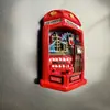 Ímã de Geladeira Resina Londres, Reino Unido Cabine Telefônica Urso de Londres Lembrança de Viagem Ônibus de Dois Andares Adesivo Magnético Sucção Magnética