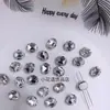 Vidrio Súper Brillante con Pedrería Cosida a Mano, Pedrería de Repuesto para Vestidos de Novia, Zapatos de Cristal, Materiales para Ropa, Accesorios de Pedrería DIY, Pedrería