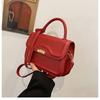 Bolso pequeño y elegante para mujer, novedad de 2024, bandolera de hombro de alta gama, bolso cuadrado pequeño a juego, bolso de mujer de gran valor.