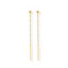 Pendientes Marka French Style ins Cold Style Jewelry, pendientes sencillos de alambre para mujer, pendientes de acero de titanio de 18 quilates para mujer.
