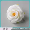 Cabeza de flor de camelia artificial tela de seda decoración del hogar diy hecho a mano estilo nacional accesorios para el cabello ambientación de boda utilería para fotografía de flores artificiales