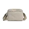 Estilo Coreano Moderno Ligero Sencillo Color Sólido Versátil Bolso de Hombro Único Cruzado Pequeño Cuadrado Bolso Cruzado de Mamá Impermeable