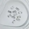 Accesorios para Uñas Diamante Suelto Glaciar Blanco Brillante Base Chapada Color Fuego Caramelo de Roca Corazón Ángulo Recto Cuadrado Gordo Alta Transparencia Fondo Puntiagudo Circonita