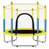 Cama pula-pula familiar cama pula-pula doméstico infantil interna para bebê cama pula-pula trampolim brinquedo infantil rede de proteção com cinto atacado
