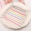 Pulsera corta de cordón de cera coreano de colores con doble cierre de langosta, accesorio DIY para bolsos y colgantes de muñecas