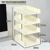 Prateleira de Armazenamento para Classificação de Assuntos Porta-Livros de Mesa para Estudantes Ferramenta de Organização de Documentos e Arquivos de Mesa Estante de Livros Multicamadas