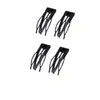Pente para cabelo específico para esportes e presilha BB para arrumar fios soltos, presilha de cabelo preta para mulheres, presilha lateral, grampo de cabelo, acessório de cabelo
