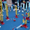 Área de Areia e Água para Jardim de Infância Jogos de Brincar na Água Acessórios de Suporte de Parede com Tubo para Piscina de Areia Infantil ao Ar Livre Brinquedos de Brincar na Água para Exploração