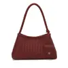 Bolso de mano tejido de nicho coreano para mujer, moda retro casual de moda nuevo otoño 2026, bolso de hombro bajo el brazo