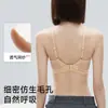 Nuevo Sujetador de Malla de Encaje Transpirable Sin Costuras Sin Aros Anti-caída para Busto Pequeño Reafirmante Ajustable Tallas Grandes