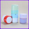 Interruptor Giratorio de Bloqueo Elevable Doble Capa Vacío Botella de Crema Presionar Tarro de Crema Facial 50g Plástico Cosméticos Botella Vacía Material de Empaque