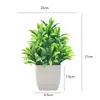 Flores Artificiais de Simulação Decorações Criativas para Mesa de Casa Flores de Plástico Grama Artificial Plantas Verdes Decorações de Interior Mini Decorações Bonsai