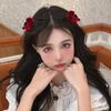 Bangs lado princesa cabeça pequeno aperto testa veludo arco grampo de cabelo cocar hairpin Internet celebridade Novo