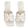 Pantuflas Casuales para Mujer en Verano, Estilo Simple, Tacón de Cuña, Antideslizantes, Suelas Suaves, Cómodas para los Pies, Sandalias Planas de Alta Gama