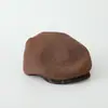 Chapéu de Bebê Outono e Inverno Estilo Retrô Estampa de Leopardo Chapéu para Frente Meninos e Meninas Boina Reversível Tendência Chapéu Cool para Usar