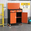 Gabinete de herramientas de ferretería reforzado de alta resistencia, carrito de herramientas móvil para taller de fábrica, caja de almacenamiento de herramientas de reparación de grado industrial con cerradura