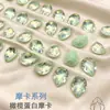 Rhinestones de gota de proteína mocha más vendidos transfronterizos para ropa DIY accesorios de joyería de cristal rhinestones de gota de fondo puntiagudo de proteína mocha