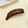 Presilha Banana para Rabo de Cavalo Alto para Meninas, Grampo de Cabelo Coreano com Textura Fosca, Acessório de Cabelo para Arrumar Fios Soltos, Presilha Torcida, Ferramenta Mágica para Pessoas Preguiçosas