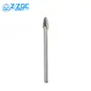 Lima Rotativa de Carboneto Estendida 3*6*100mm Cabeça de Afiação de Aço de Tungstênio Cabeça de Afiação para Polimento e Gravação de Metal e Jade