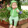 Roupas para boneca American Girl de 18 polegadas conjunto de pelúcia com capuz 43cm boneca de verão animal fofo pijama com zíper