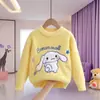 [2026 Perro Canela] Suéter de Invierno para Niñas Nuevo Suéter Base de Punto de Terciopelo de Visón Otoño e Invierno Suéter Grande para Niños